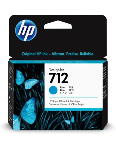 HP Cartucho de Tinta HP DesignJet 712 cian de 29 ml