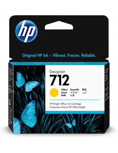 HP Cartucho de Tinta HP DesignJet 712 amarillo de 29 ml