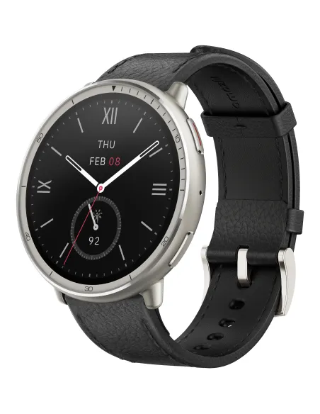 Amazfit W2433EU1N Relojes inteligentes y deportivos 3,35 cm (1.32") AMOLED Digital 466 x 466 Pixeles Pantalla táctil Plata