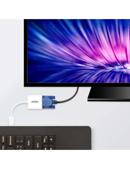 ATEN Adaptador de DisplayPort a VGA