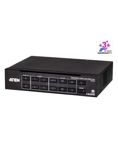 ATEN VP2420 matriz de conmutación Matriz de conmutación de presentación multimedia