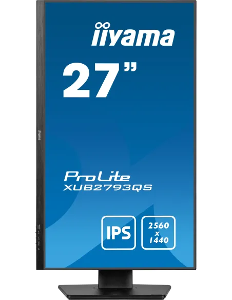 iiyama ProLite XUB2793QS-B7 pantalla para PC 68,6 cm (27") 2560 x 1440 Pixeles Quad HD LED Negro