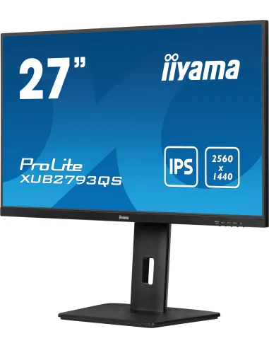 iiyama ProLite XUB2793QS-B7 pantalla para PC 68,6 cm (27") 2560 x 1440 Pixeles Quad HD LED Negro