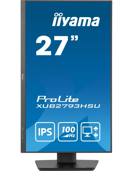 iiyama ProLite XUB2793HSU-B7 pantalla para PC 68,6 cm (27") 1920 x 1080 Pixeles Full HD LED Negro iiyama ProLite XUB2793HSU-B7 pantalla para PC 68,6 cm (27") 1920 x 1080 Pixeles Full HD LED Negro