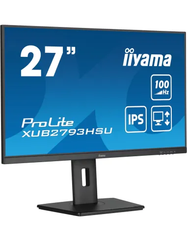 iiyama ProLite XUB2793HSU-B7 pantalla para PC 68,6 cm (27") 1920 x 1080 Pixeles Full HD LED Negro