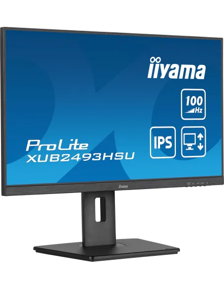 iiyama XUB2493HSU-B7 pantalla para PC 60,5 cm (23.8") 1920 x 1080 Pixeles Full HD LED Negro