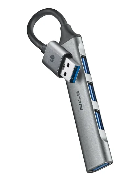 NGS IHUB4 MICRO USB 3.2 Gen 1 (3.1 Gen 1) Type-A 5000 Mbit s Plata