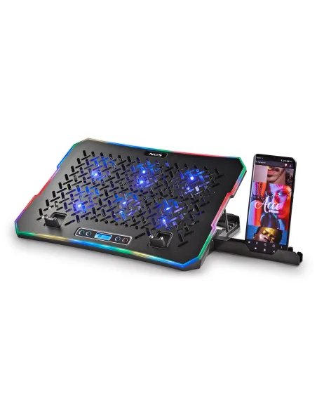 NGS HERO STAND almohadilla fría 39,6 cm (15.6") 2400 RPM Negro