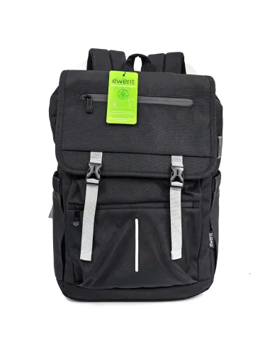 Ewent EW2537 maletines para portátil 40,9 cm (16.1") Mochila Negro