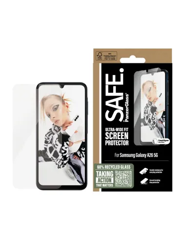 PanzerGlass SAFE. by ® Screen Protector Samsung Galaxy A26 5G | Ultra-Wide Fit w. Aligner Protector de pantalla 1 pieza(s)
