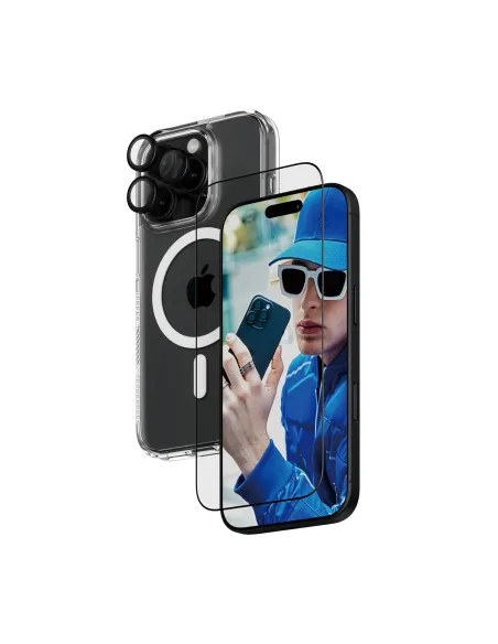 PanzerGlass ® 3-in-1 Protection Bundle iPhone 16 Pro Protector de pantalla Apple 1 pieza(s)