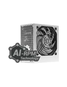 Mars Gaming MPIII650, Fuente Alimentación PC ATX 650W, 5 Años de Garantía, 85% Eficiencia, Sistema Digital APFC, Ventilador FDB 2