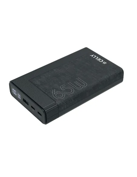 Celly PBPD65W20EVOBK batería externa 20000 mAh Negro