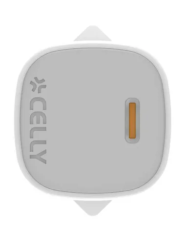 Celly UPTC1USBC20WWH cargador de dispositivo móvil Micrófono, Smartphone, Reloj inteligente, Tableta, Teléfono Blanco USB