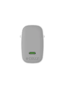 Celly UPTC1USBC65WCTC cargador de dispositivo móvil Smartphone, Tableta Blanco USB Interior 2