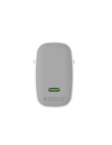 Celly UPTC1USBC65WCTC cargador de dispositivo móvil Smartphone, Tableta Blanco USB Interior