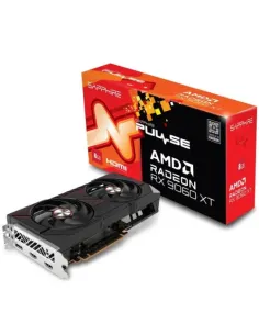 VGA SAPPHIRE PULSE RX 9060 XT GAMING OC,AMD,RX9060XT,8GB,GDDR6,128BIT,2HDMI+2DP (3 VENTILADORES)
