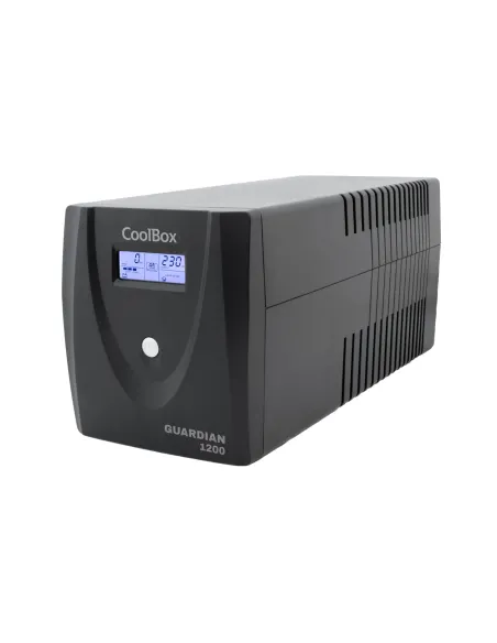 CoolBox Guardian 3 LCD 1200VA sistema de alimentación ininterrumpida (UPS) Línea interactiva 1,2 kVA 720 W 4 salidas AC