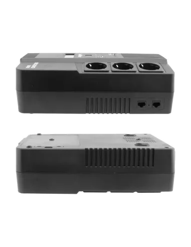 CoolBox Scudo 3 LCD 800VA sistema de alimentación ininterrumpida (UPS) Línea interactiva 0,8 kVA 480 W 6 salidas AC