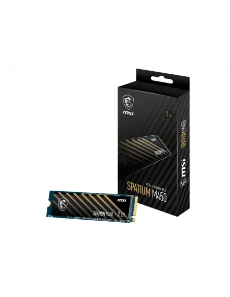 MSI SPATIUM M450 PCIe 4.0 NVMe M.2 1TB PCI Express 4.0 3D NAND MSI SPATIUM M450 PCIe 4.0 NVMe M.2 1TB PCI Express 4.0 3D NAND