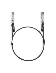 TP-Link TL-SM5220-1M Cable de fibra óptica e InfiniBand SFP+ DAC Negro