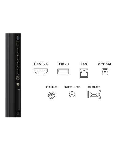 TCL C6K 65C6K Televisor 165,1 cm (65") 4K Ultra HD Smart TV Wifi Metálico