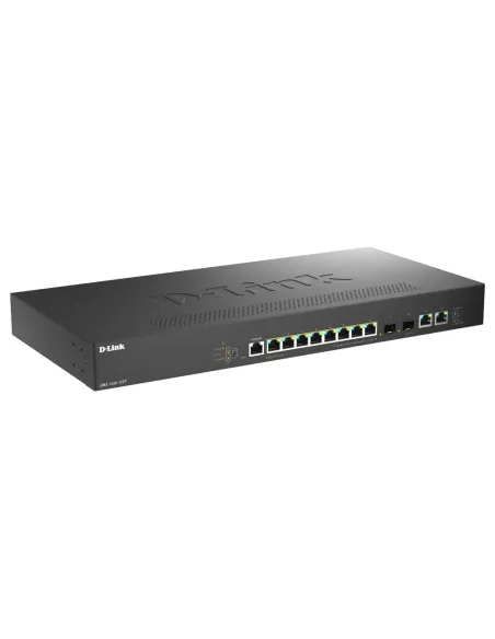 D-Link DMS-1250-12TP E switch Gestionado 2.5G Ethernet (100 1000 2500) Energía sobre Ethernet (PoE) Negro