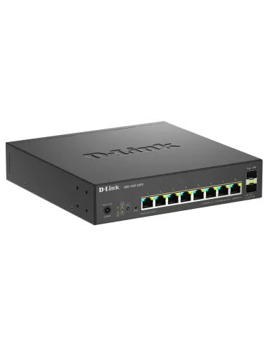 D-Link DMS-1250-10SPL Gestionado 2.5G Ethernet (100 1000 2500) Energía sobre Ethernet (PoE) Negro
