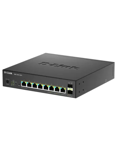 D-Link DMS-1250-10SPL Gestionado 2.5G Ethernet (100 1000 2500) Energía sobre Ethernet (PoE) Negro