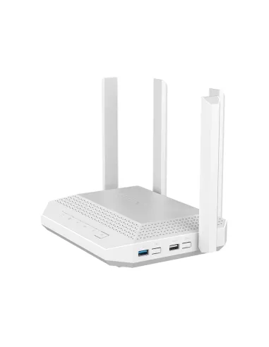 Keenetic Hero Router Multi-Gigabit Wi-Fi 6 en malla AX3000 con un Smart Switch Gigabit de 4 puertos y 1 puerto Gigabit 2.5,