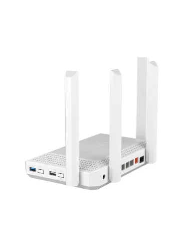 Keenetic Hero Router Multi-Gigabit Wi-Fi 6 en malla AX3000 con un Smart Switch Gigabit de 4 puertos y 1 puerto Gigabit 2.5,