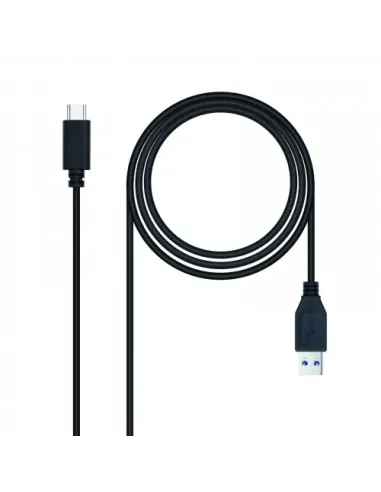 Nanocable Cable USB 3.1 Gen2 10Gbps 3A, tipo USB-C/M-A/M, negro, 1.5 m