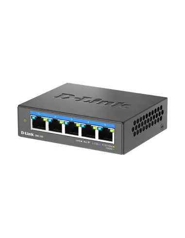 D-Link DMS-105 No administrado L2 2.5G Ethernet (100 1000 2500) Negro