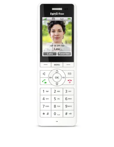 FRITZ!Fon X6 Teléfono DECT Identificador de llamadas Blanco