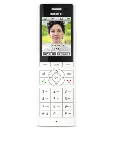 FRITZ!Fon X6 Teléfono DECT Identificador de llamadas Blanco