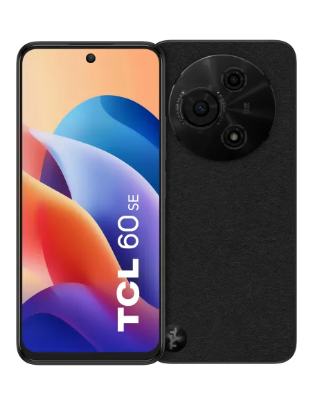 TCL 60 SE 17 cm (6.7") SIM doble Android 15 4G USB Tipo C 8 GB 512 GB 5200 mAh Negro TCL 60 SE 17 cm (6.7") SIM doble Android 15 4G USB Tipo C 8 GB 512 GB 5200 mAh Negro