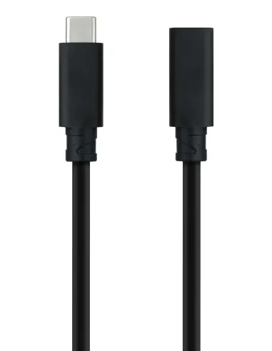 Nanocable 10.01.4500 cable USB USB 3.2 Gen 2x2 0,5 m USB C Negro