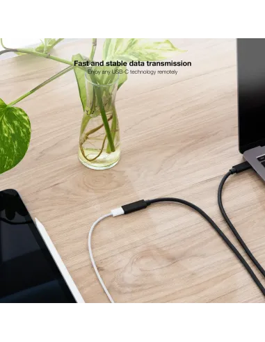 Nanocable 10.01.4500 cable USB USB 3.2 Gen 2x2 0,5 m USB C Negro