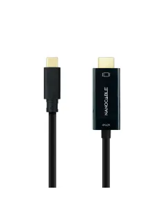 Nanocable Cable Conversor USB-C a HDMI 1.4 4K@30Hz, Color Negro, 5 m 2