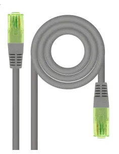 Nanocable Cable de Red Latiguillo RJ45 CAT.6 UTP AWG26 CCA, Gris, 25 cm