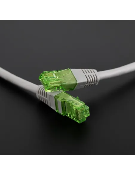 Nanocable Cable de Red Latiguillo RJ45 CAT.6 UTP AWG26 CCA, Gris, 25 cm