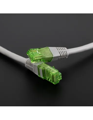 Nanocable Cable de Red Latiguillo RJ45 CAT.6 UTP AWG26 CCA, Gris, 30 cm