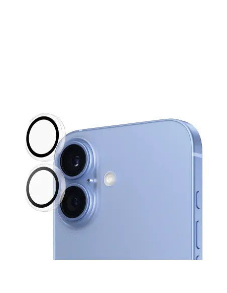 PanzerGlass ® Hoops® Transparent Camera Lens Protector iPhone 16 | 16 Plus Protector de pantalla Apple 1 pieza(s)