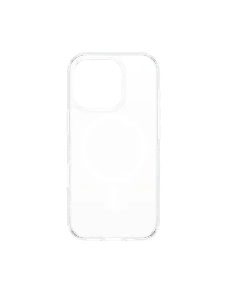 PanzerGlass ® HardCase Transparent w. White MagSafe iPhone 16 Pro funda para teléfono móvil Transparente