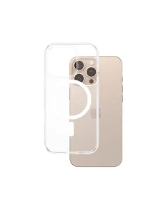 PanzerGlass ® HardCase Transparent w. White MagSafe iPhone 16 Pro Max funda para teléfono móvil Transparente