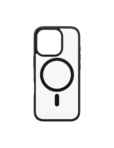 PanzerGlass ® HardCase Transparent w. Black MagSafe & Frame iPhone 16 Pro funda para teléfono móvil Transparente