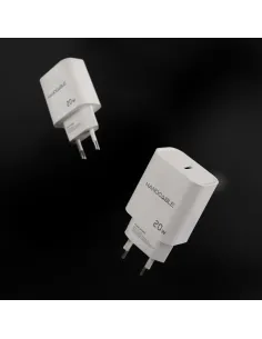 Nanocable Cargador USB-C PD 20W, Blanco 2