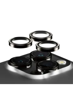 PanzerGlass ® Hoops® Black Metal Camera Lens Protector iPhone 15 Pro | 15 Pro Max Protector de pantalla Apple 1 pieza(s)