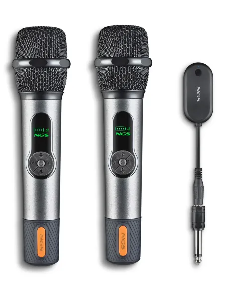 NGS SINGER STAR DUO Negro Micrófono vocal