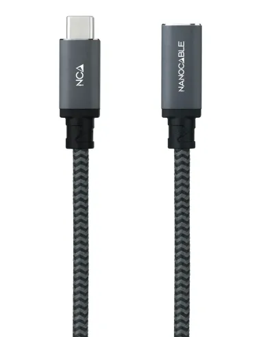 Nanocable 10.01.4501-COMB cable USB USB 3.2 Gen 2x2 1 m USB C Negro